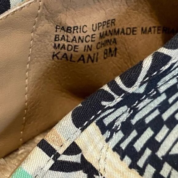 Crown Vintage Kalani Flatform Slip-On Boho Espadrille Flats 8M - Picture 8 of 8